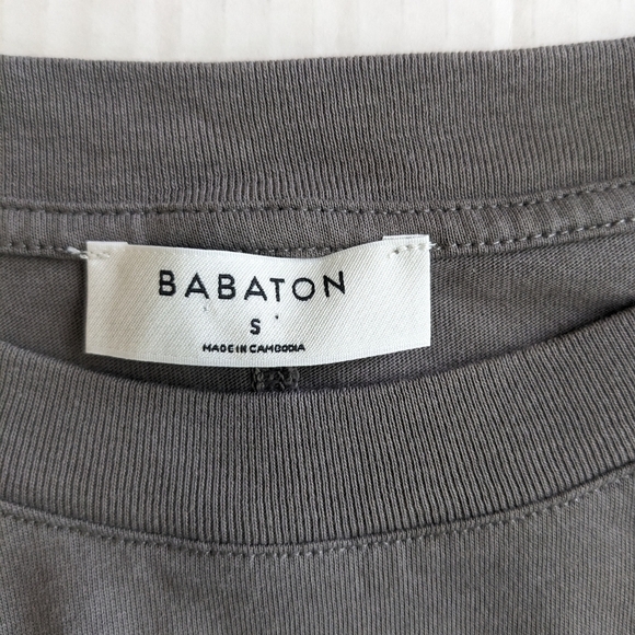 ARITZIA BABATON SHOULDER PAD DRESS PEWTER GREY SIZE SMALL - Picture 6 of 12